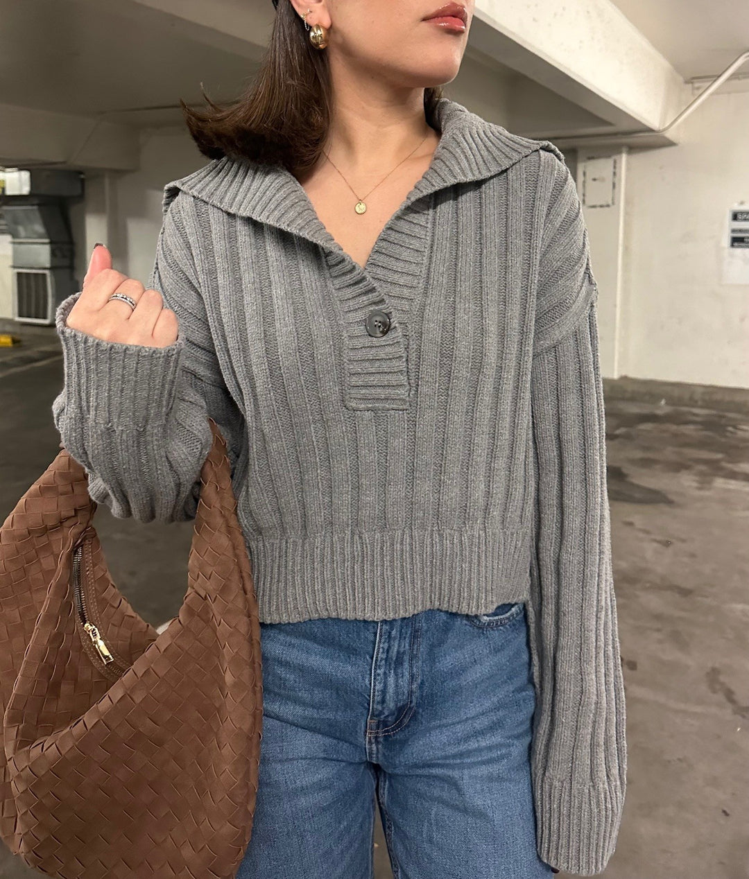 Olivia Collared Cardigan